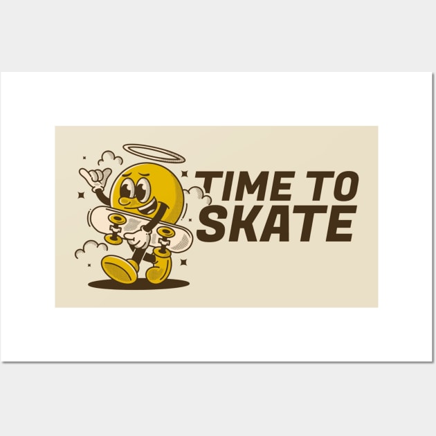 Time to Skate Wall Art by FahlDesigns